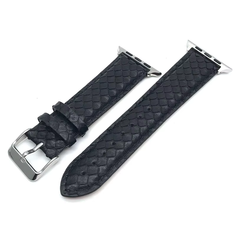 SNAKE LEATHER WATCH STRAP