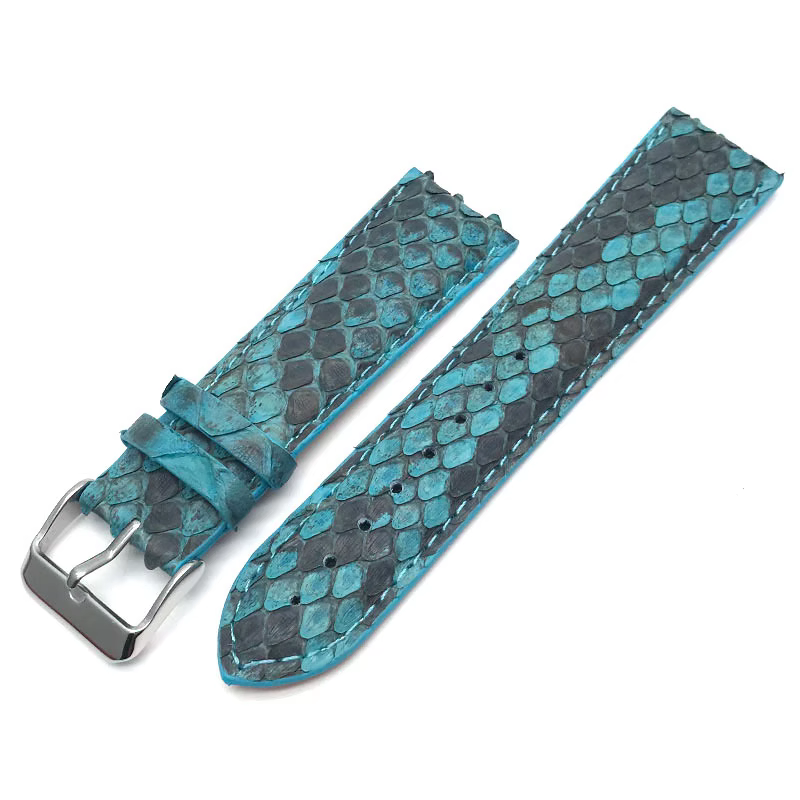 SNAKE LEATHER WATCH STRAP