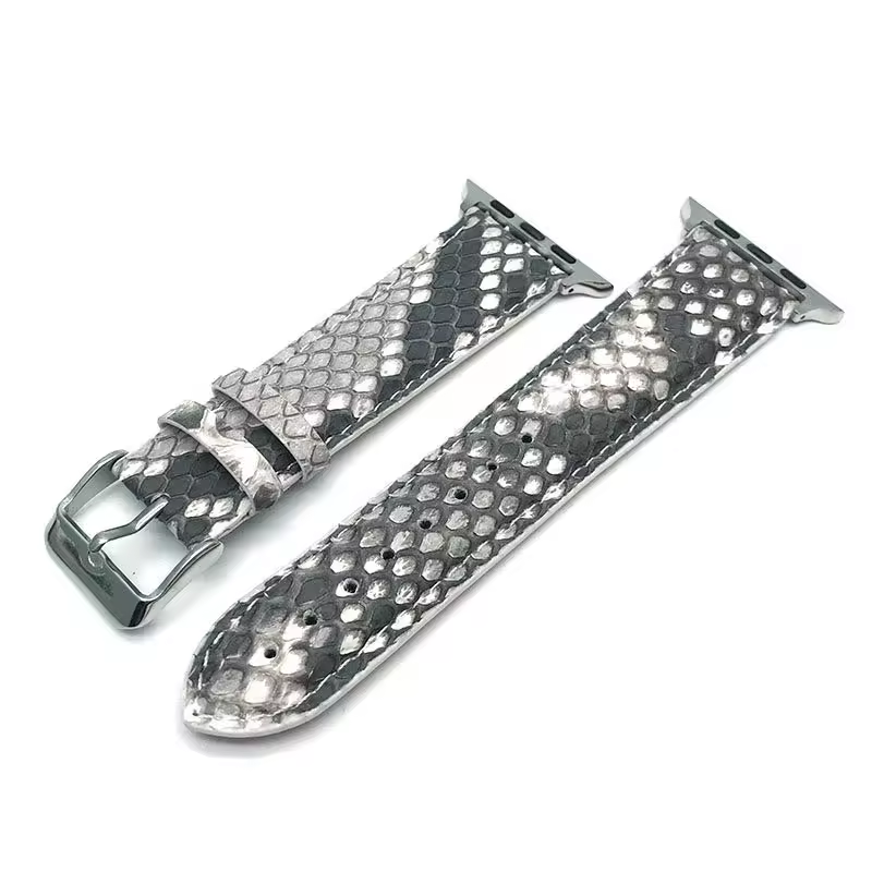 SNAKE LEATHER WATCH STRAP