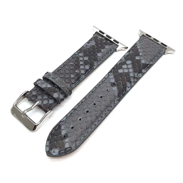 SNAKE LEATHER WATCH STRAP