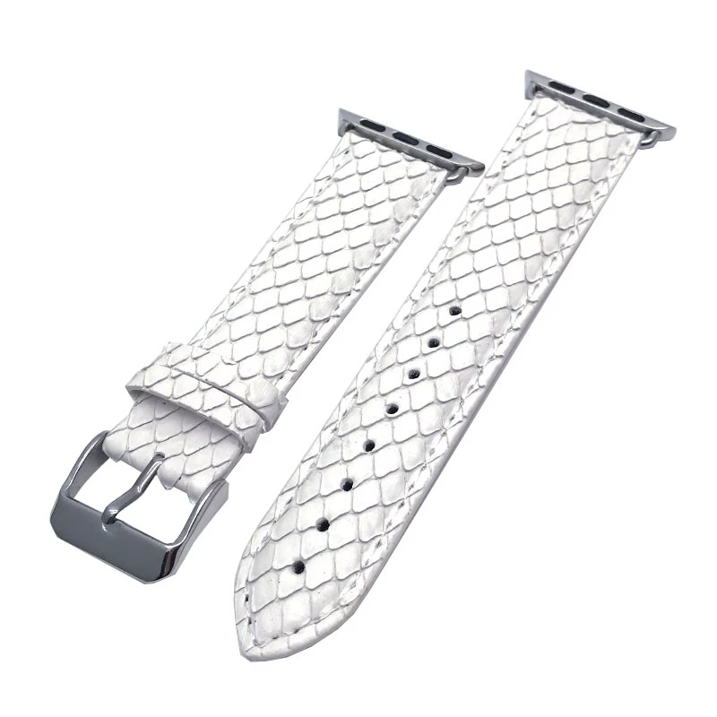 SNAKE LEATHER WATCH STRAP