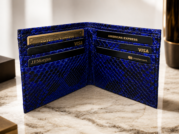 bleu Premium Leather Wallet
