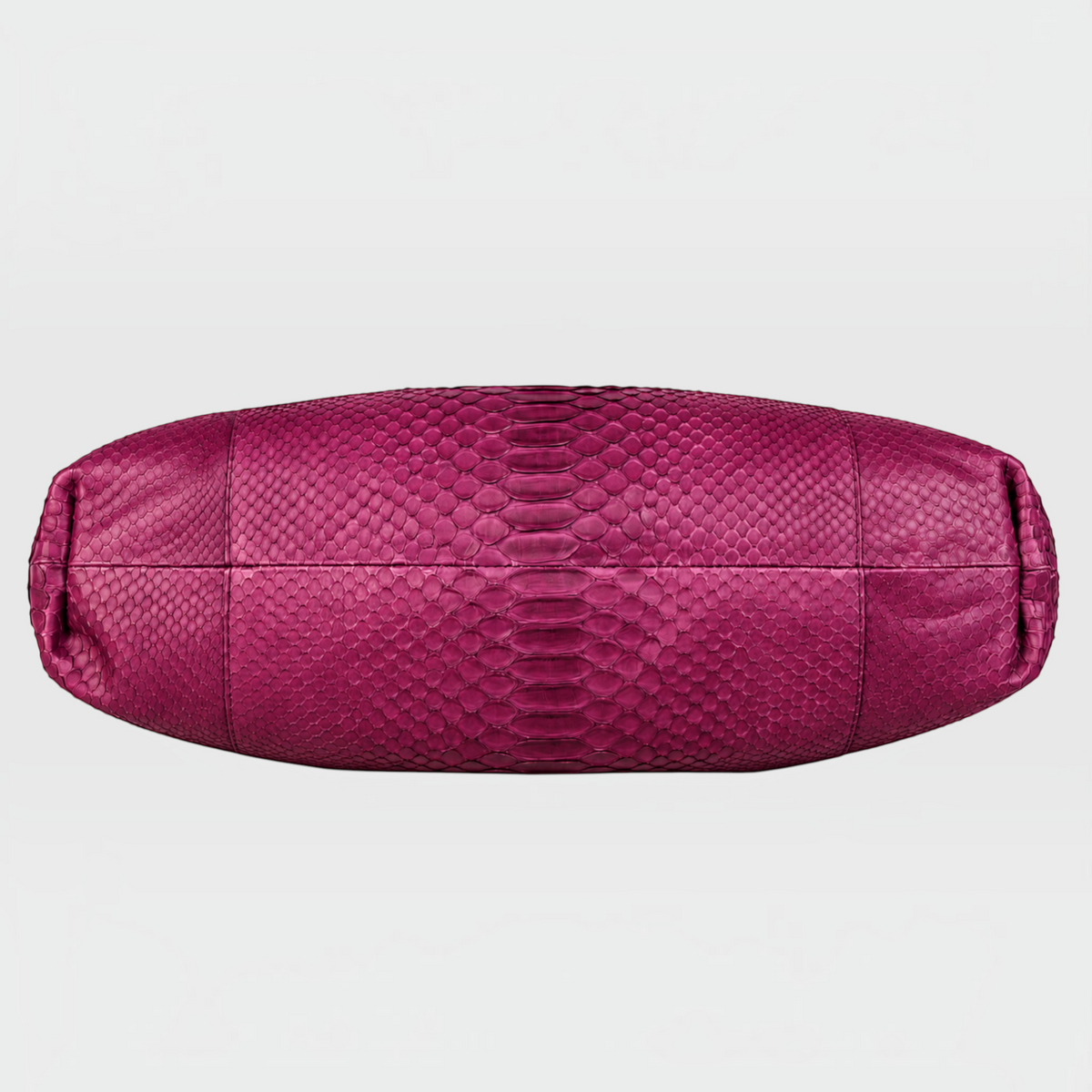 Deep plum python leather clutch, view 4 | Genuine Skins