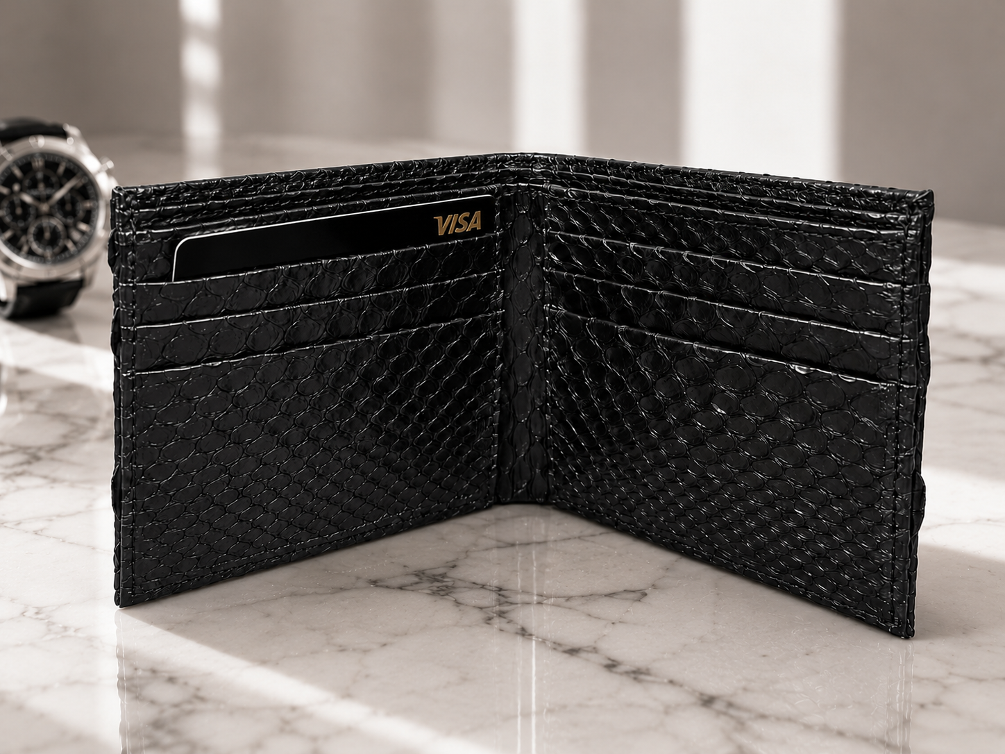 black  Premium Leather Wallet