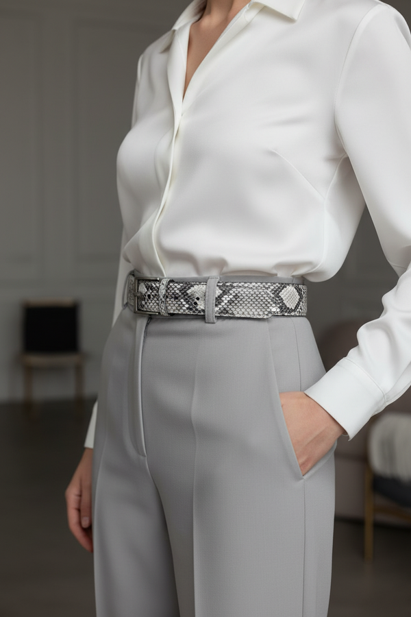 SNAKE SKIN BELT