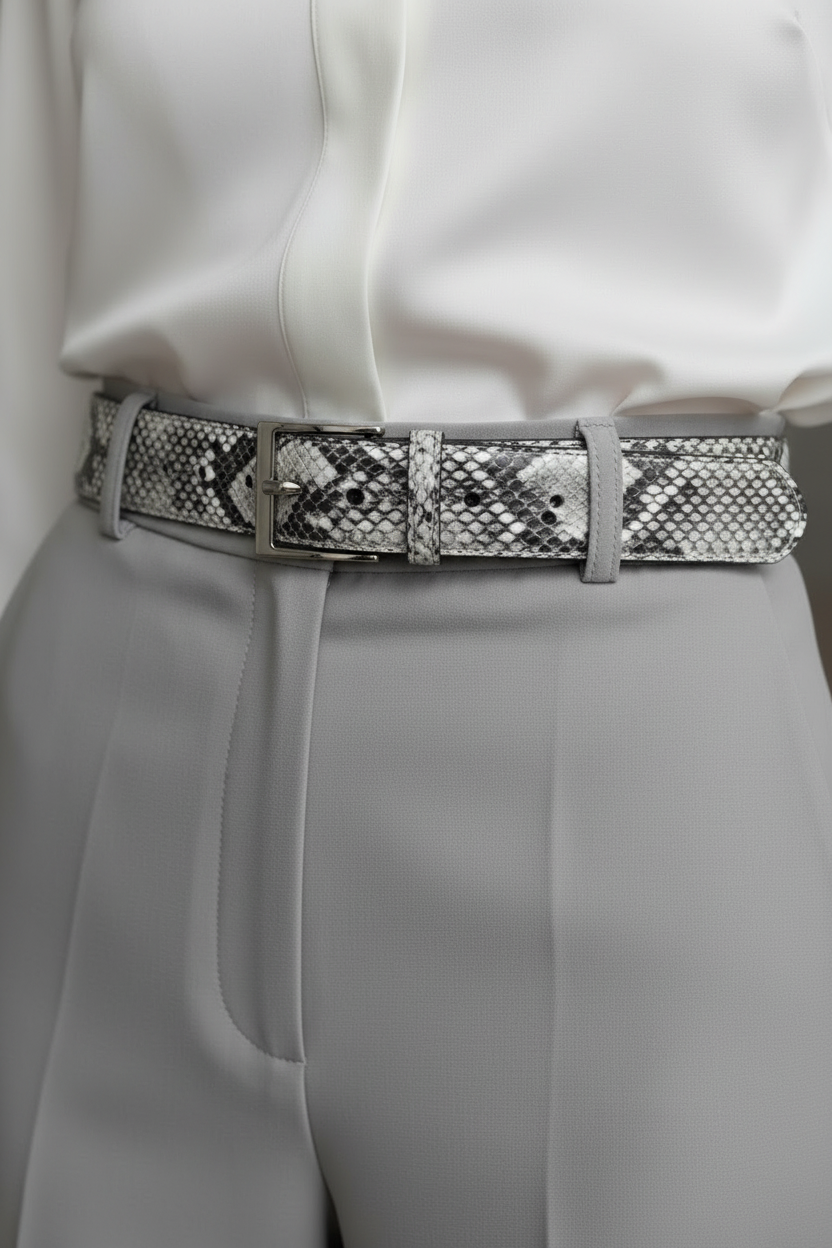 SNAKE SKIN BELT