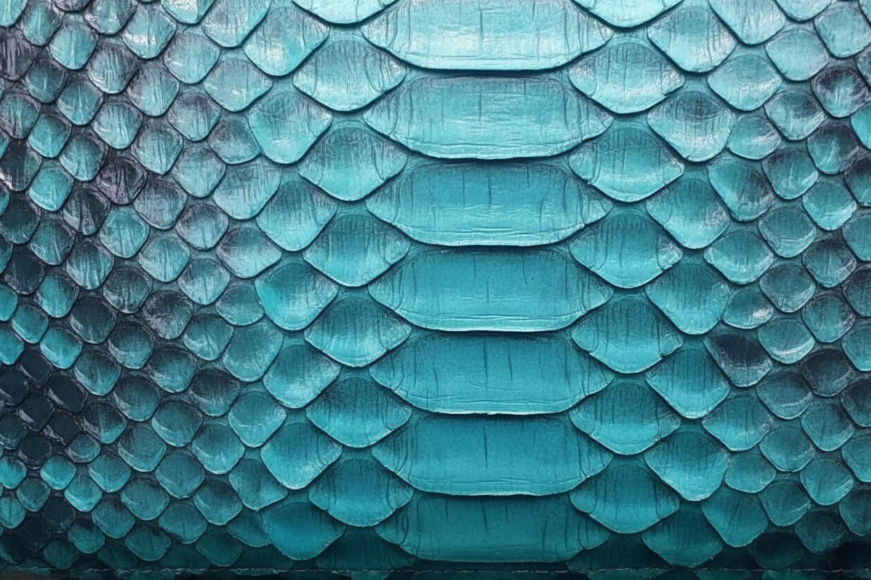 Emerald Python Leather