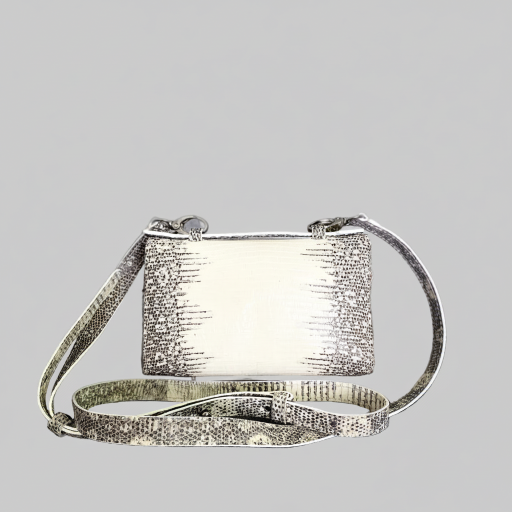Genuine lizard leather bag