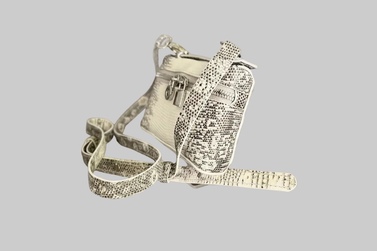 Genuine lizard leather bag