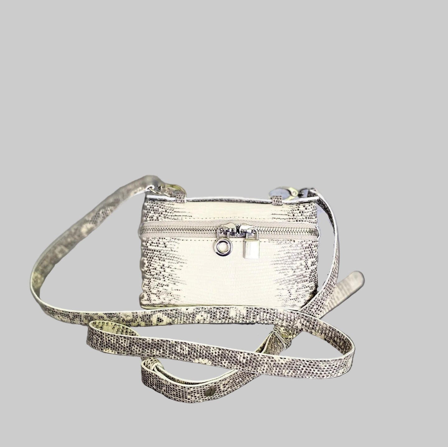 Genuine lizard leather bag