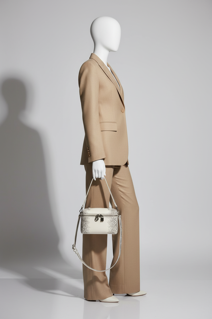 Genuine lizard leather bag