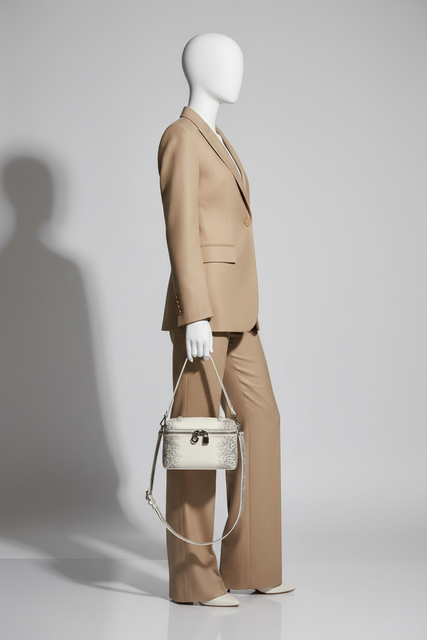 Genuine lizard leather bag
