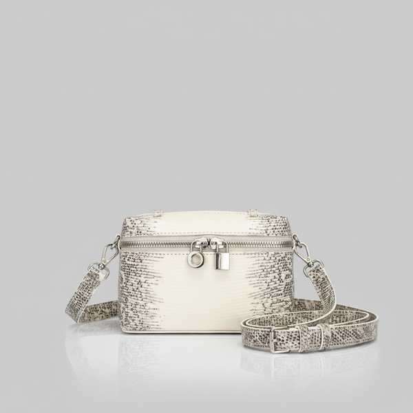 Genuine lizard leather bag