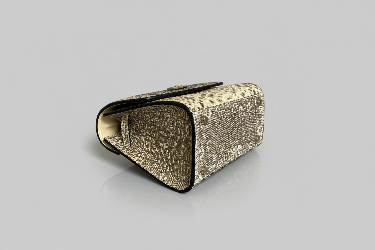 Lizard Leather Icon Handbag