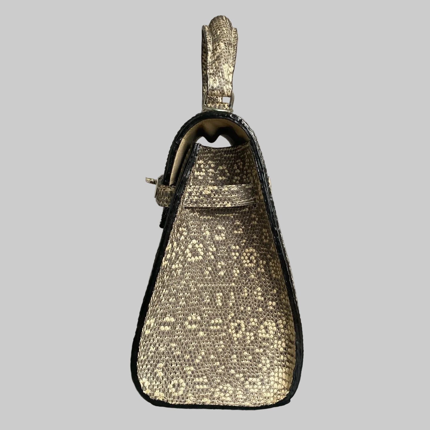 Lizard Leather Icon Handbag