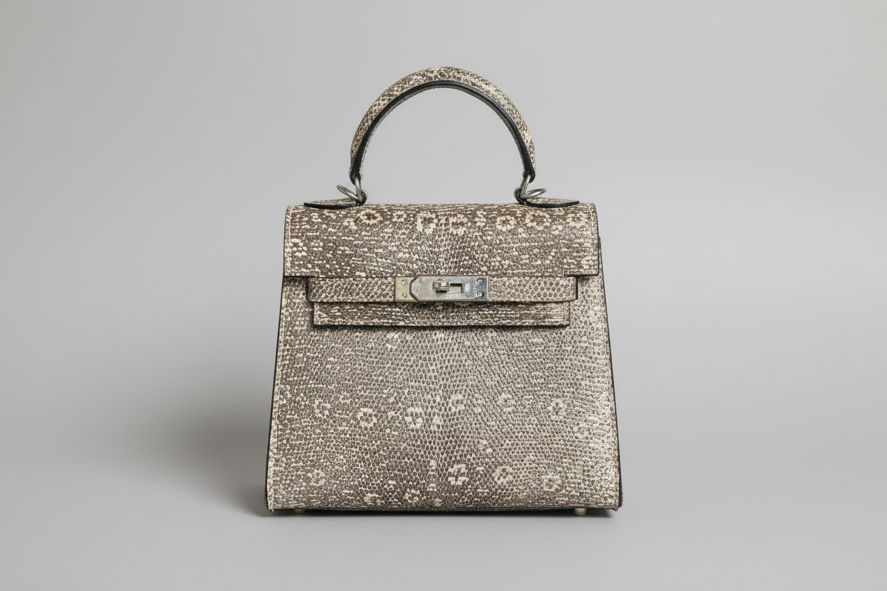 Lizard Leather Icon Handbag