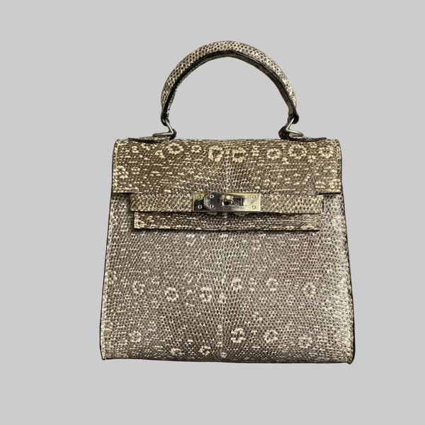 Lizard Leather Icon Handbag
