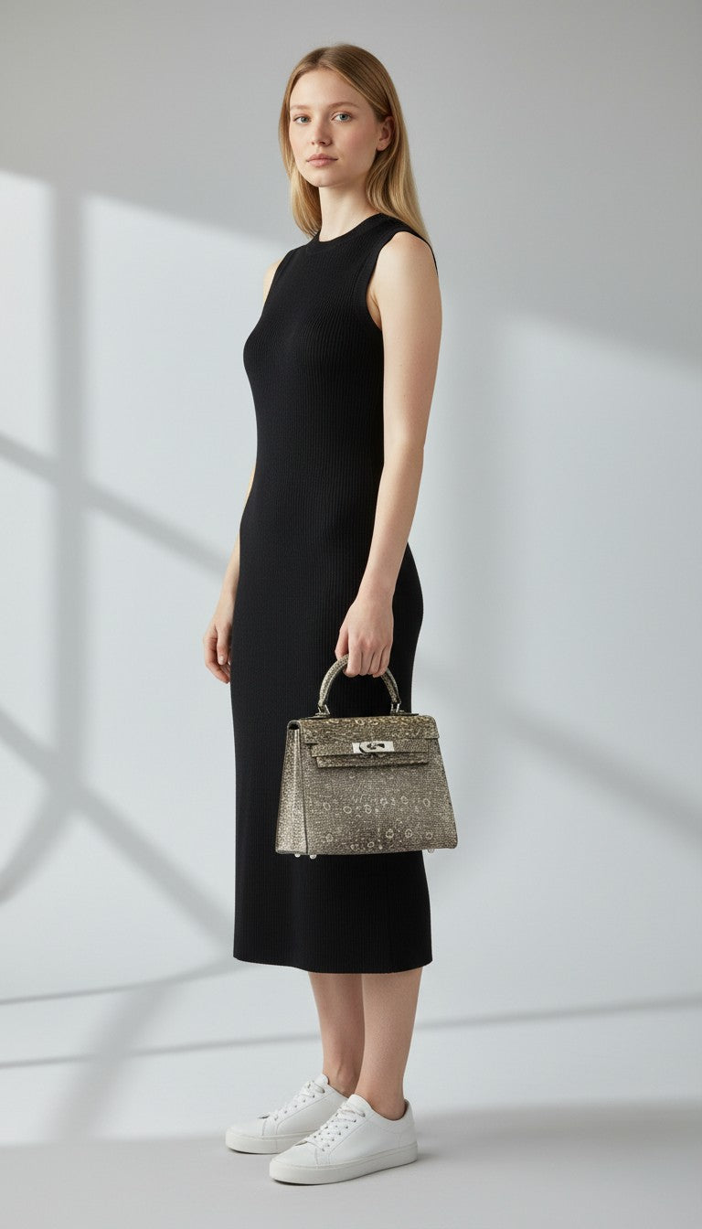 Lizard Leather Icon Handbag