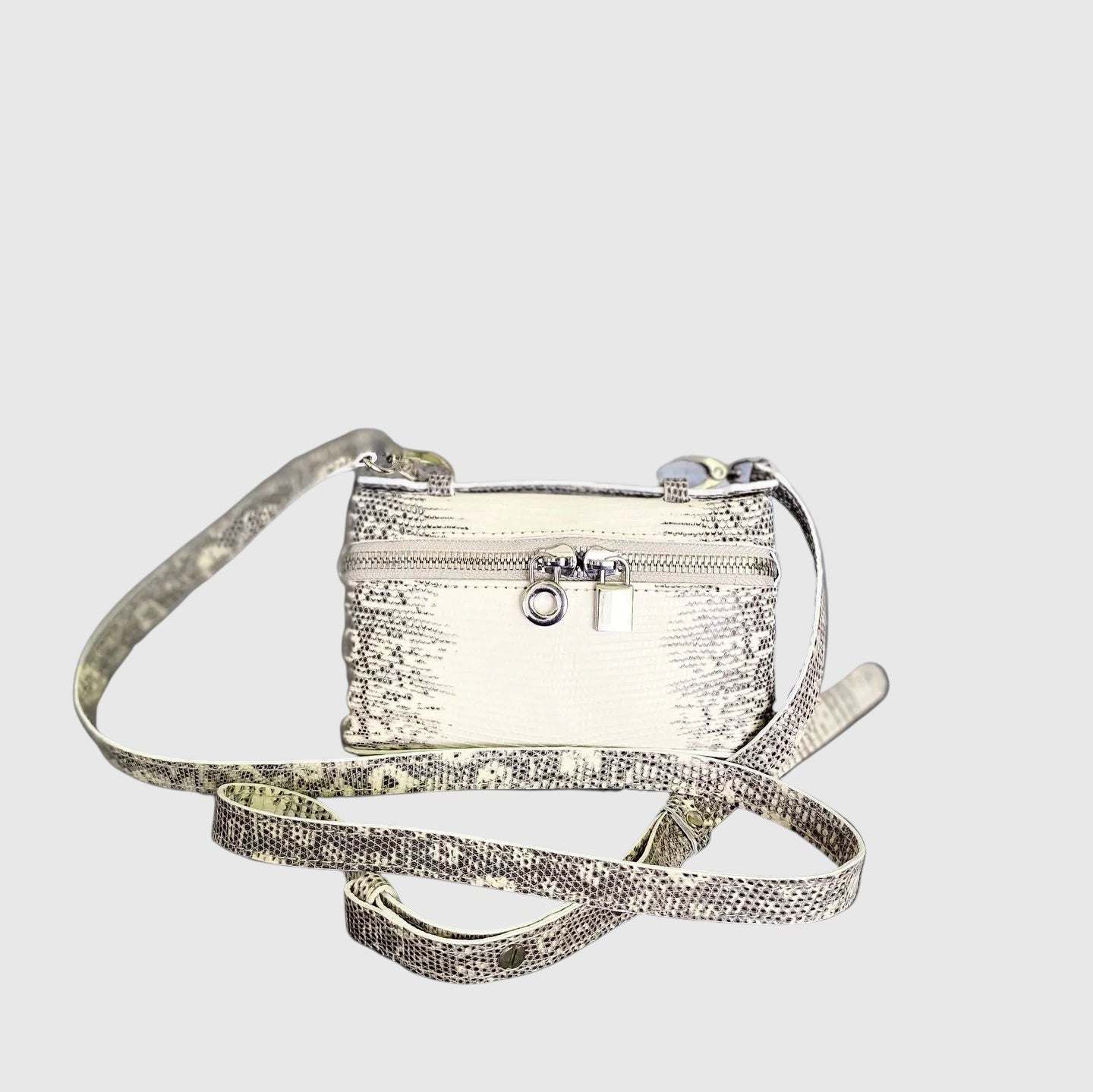 Tasche aus echtem Eidechsenleder