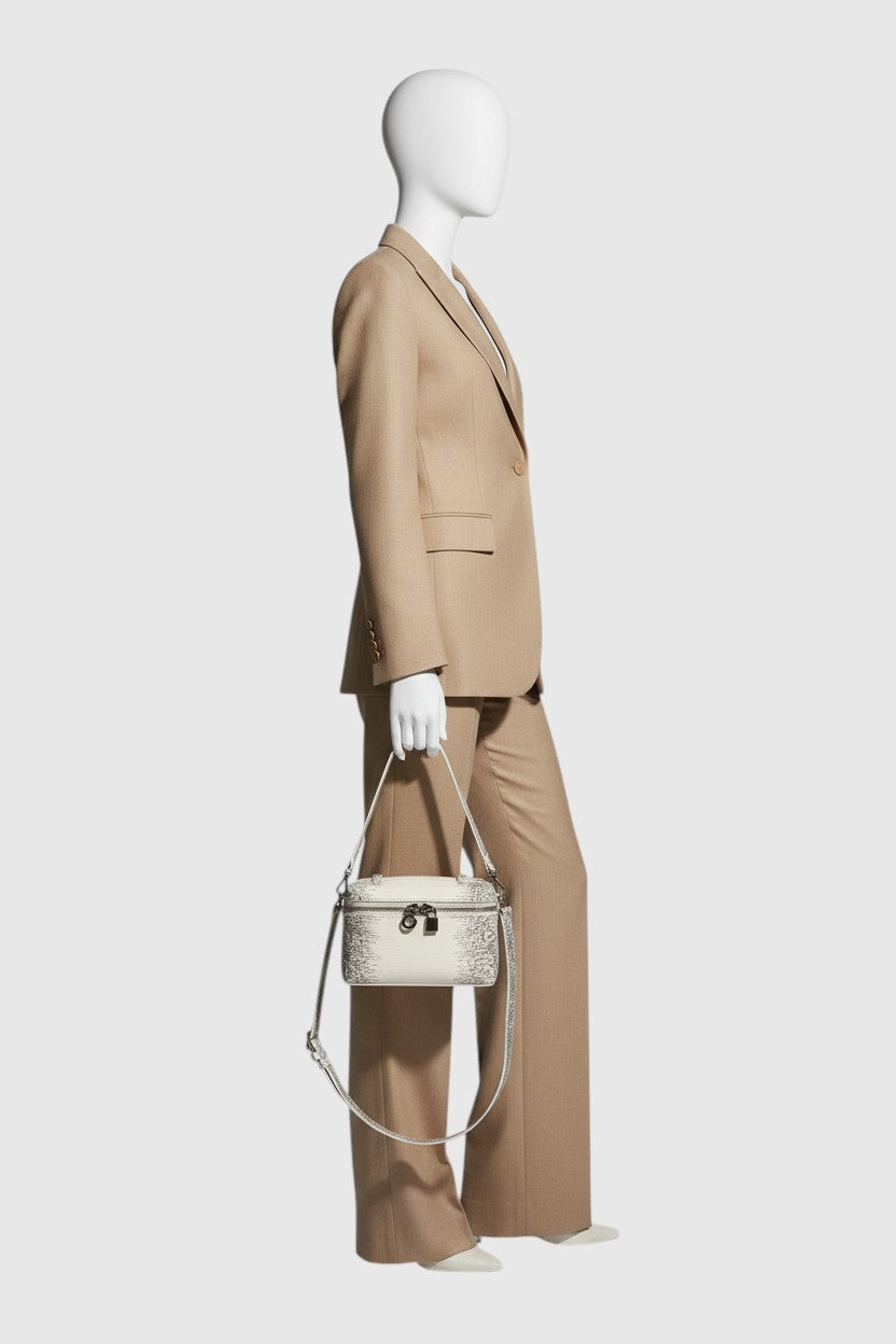 Tasche aus echtem Eidechsenleder