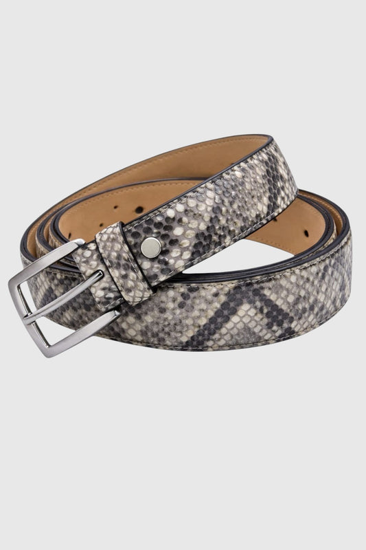 CINTURÓN DE PIEL DE SERPIENTE