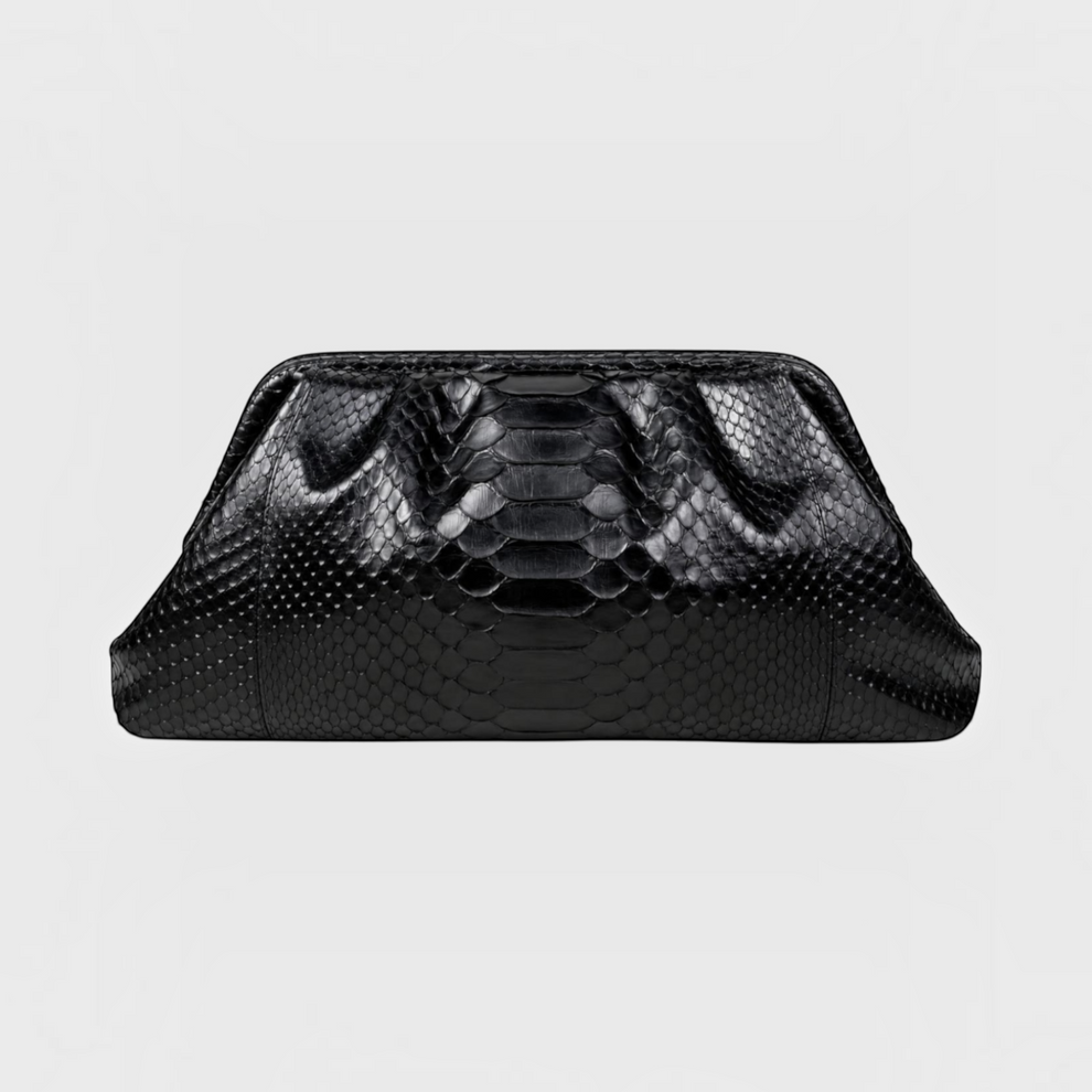 Genuine Python Leather Clutch | Genuine Skins – Genuine Skins
