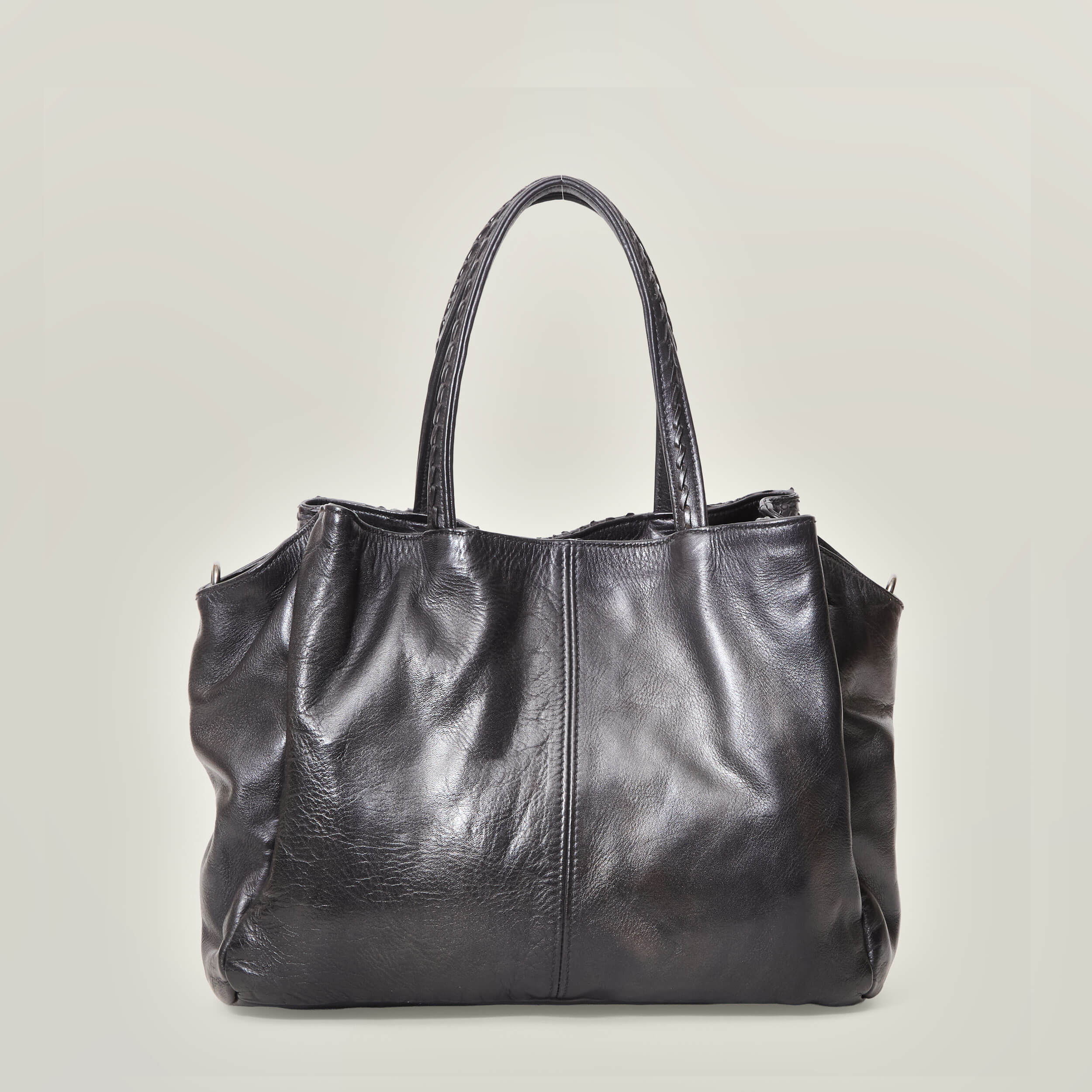 MIDNIGHT PYTHON TOTE