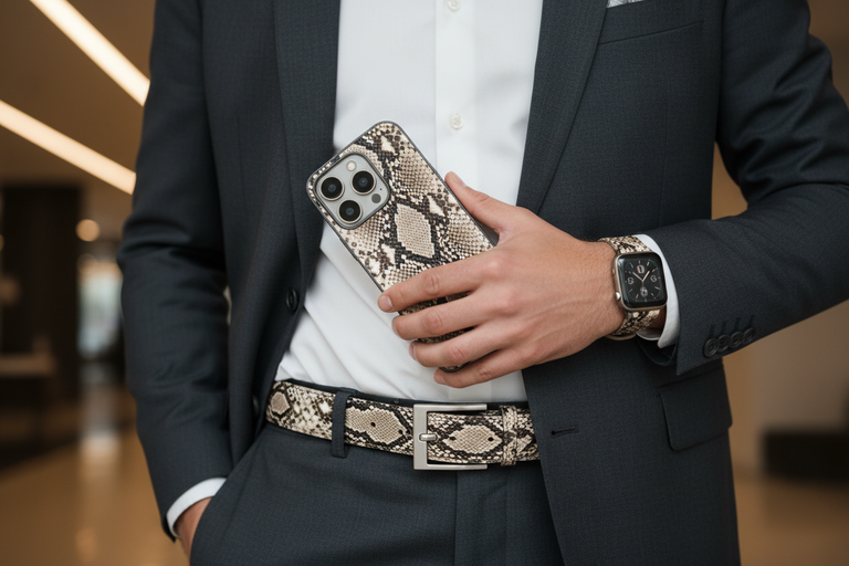 fait la pour un iphone 16 pro max et eloine la photo un peux pour que la ceinture soit claire