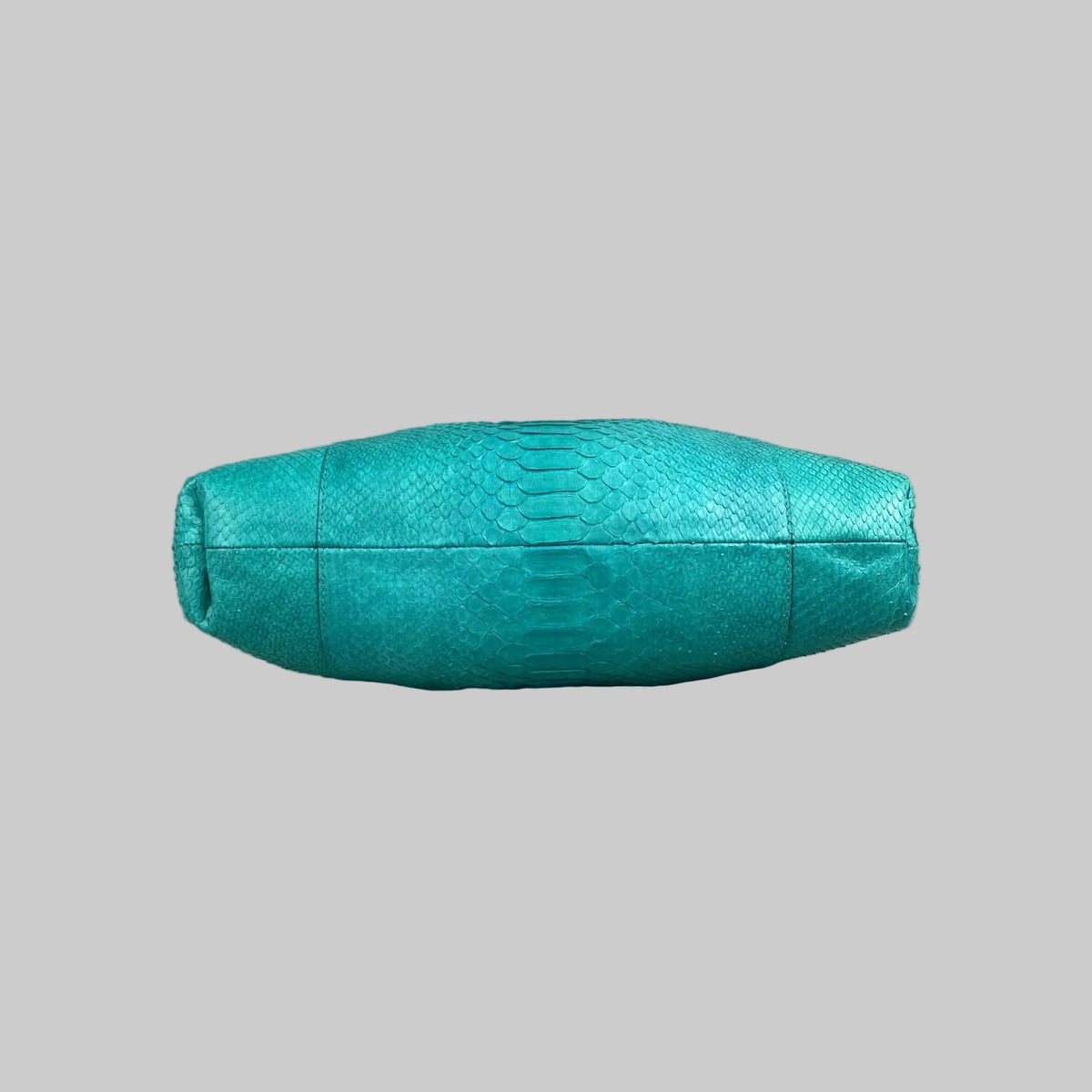 Genuine python leather clutch Turquoise – original photo, view 5, 2048 x 2048